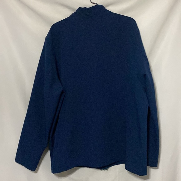 32 DEGREES MENS XXL NAVY Blue Full-Zip Jacket MULTIPOCKETS HOOK LOOP CUFFS EUC - Picture 9 of 10